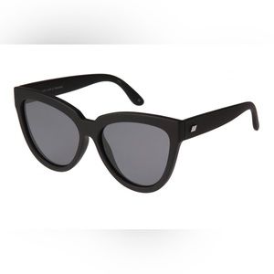 Le Specs Black Cat-Eye Sunglasses